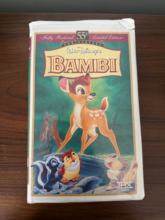 Disney Other - Disney Bambi VHS